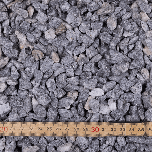 Grå Granitskærver 8-11 mm - Zoom - fra Tiplevering.dk