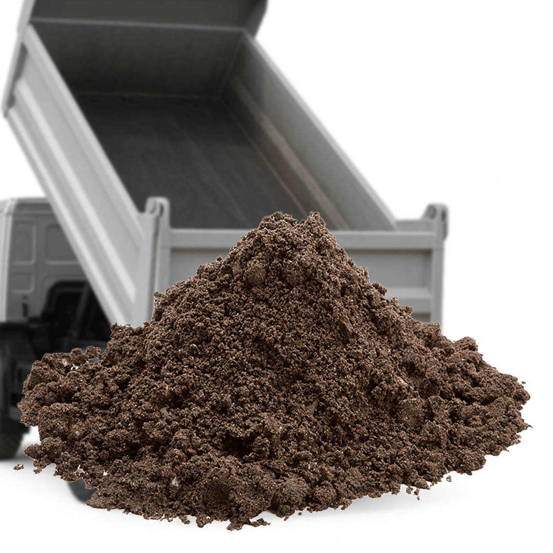 Harpet Muldjord til haven fra Tiplevering.dk