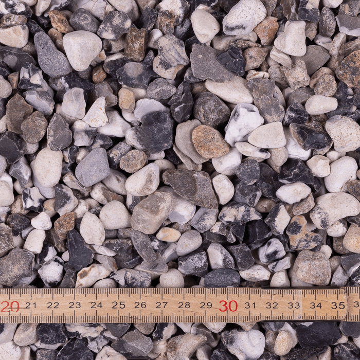 Hvide Ærtesten 8-16 mm. - Til indkørsel - Zoom - fra Tiplevering.dk