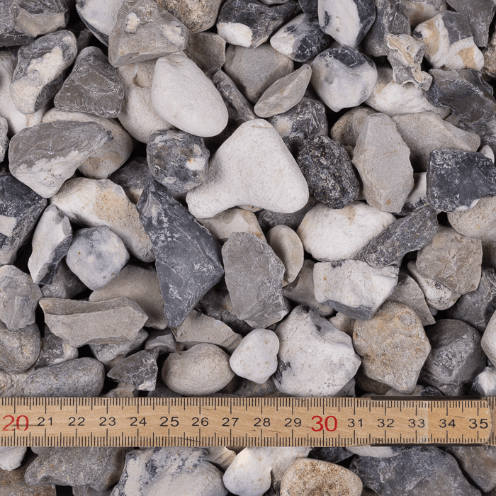 Hvide Nøddesten 16-32 mm. - Zoom - fra Tiplevering.dk