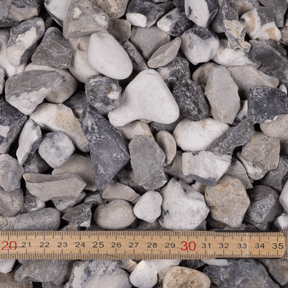 Hvide Nøddesten 16-32 mm. - Zoom - fra Tiplevering.dk