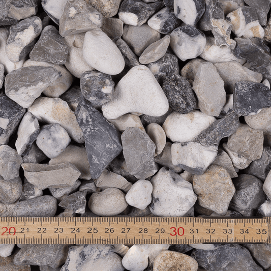 Hvide Nøddesten 16-32 mm. - Zoom - fra Tiplevering.dk