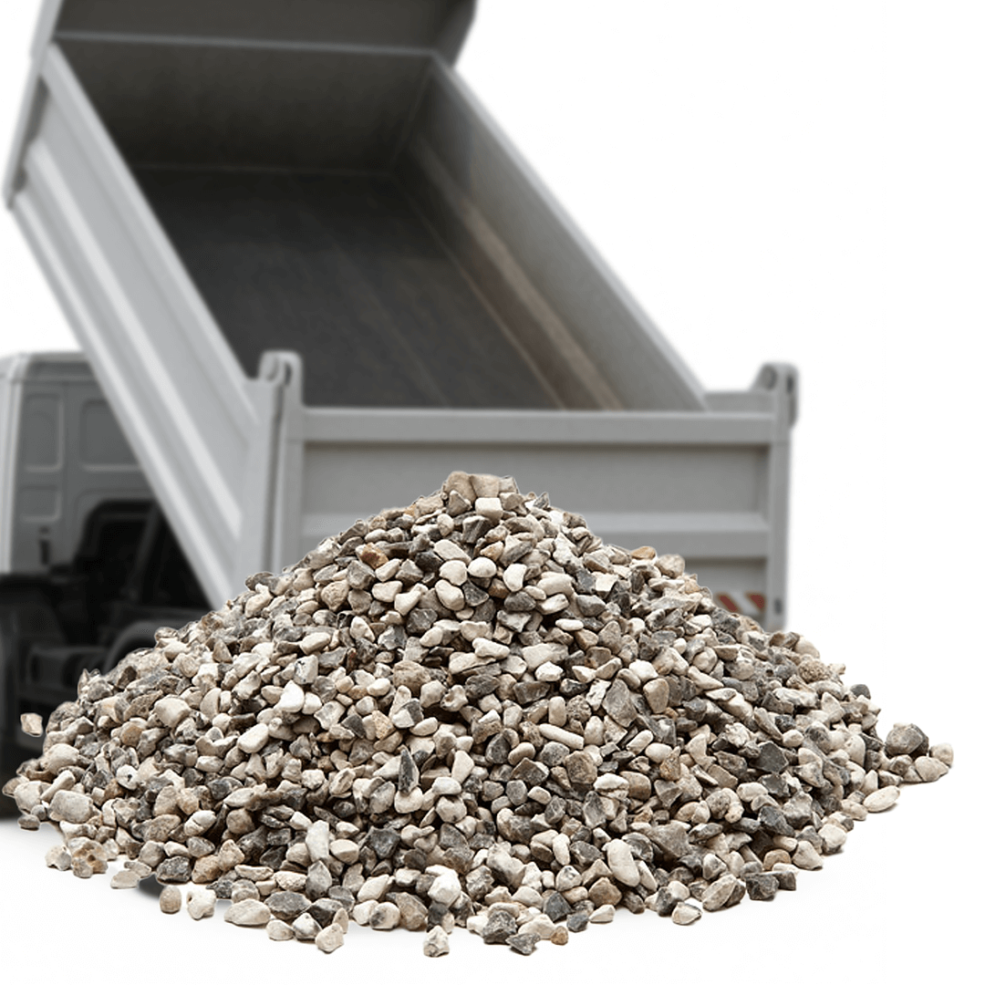 Hvide perlesten til havestien fra Tiplevering.dk