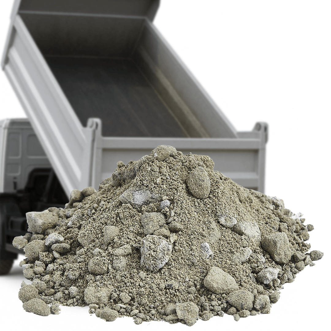 Knust Beton til bundopbygning fra Tiplevering.dk