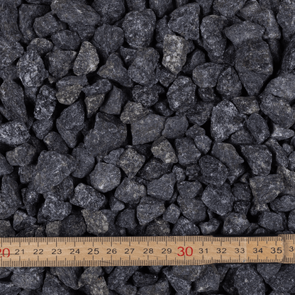 Sorte Granitskærver 11-16 mm. til indkørsel - Zoom - fra Tiplevering.dk