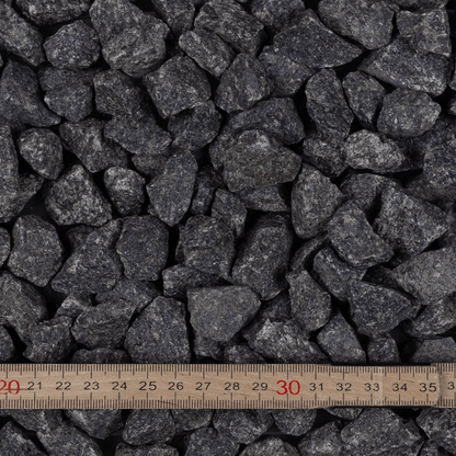 Sorte Granitskærver 16-22 mm - Zoom - fra Tiplevering.dk