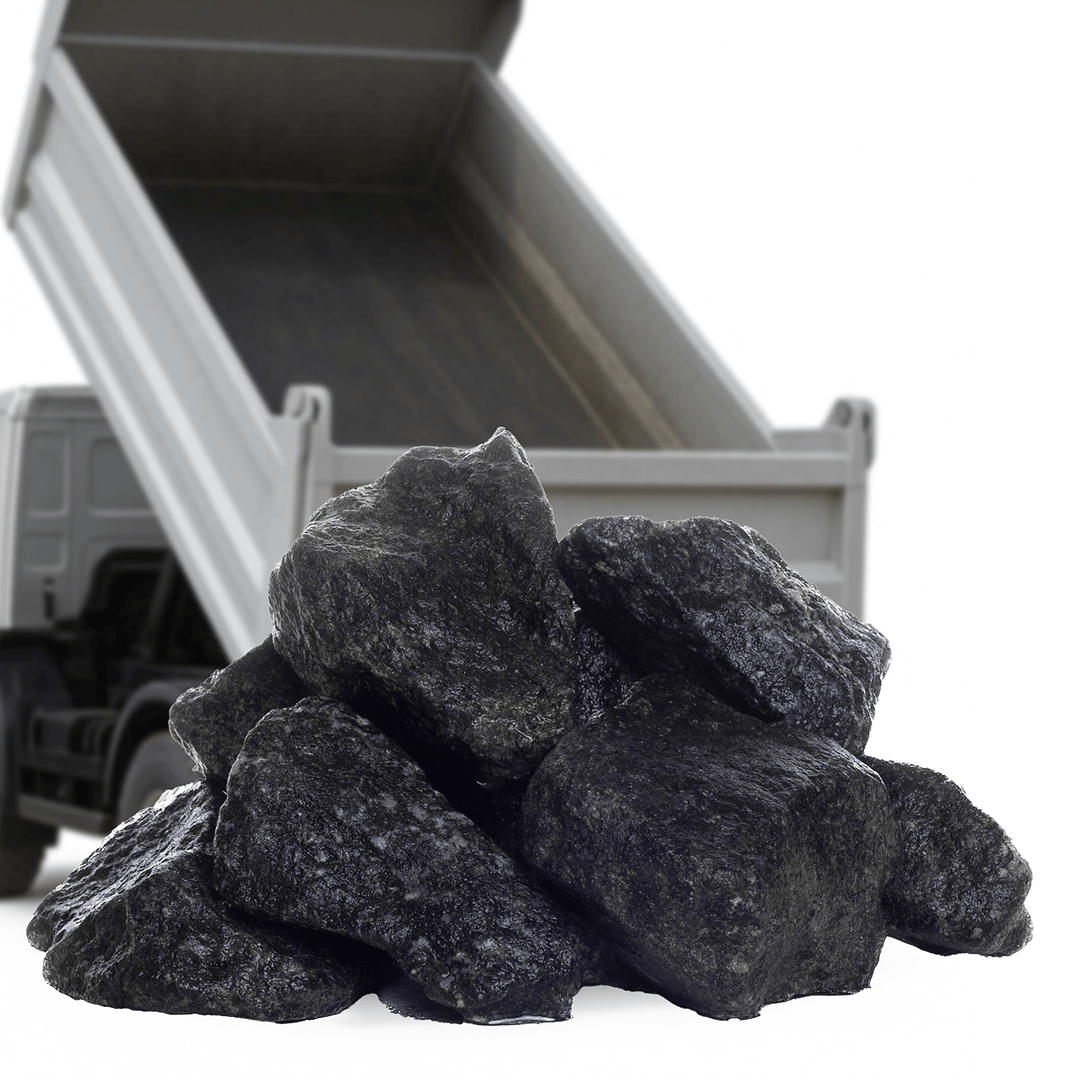 Sorte granitskærver DSB-skærver til bede og skråninger fra Tiplevering.dk