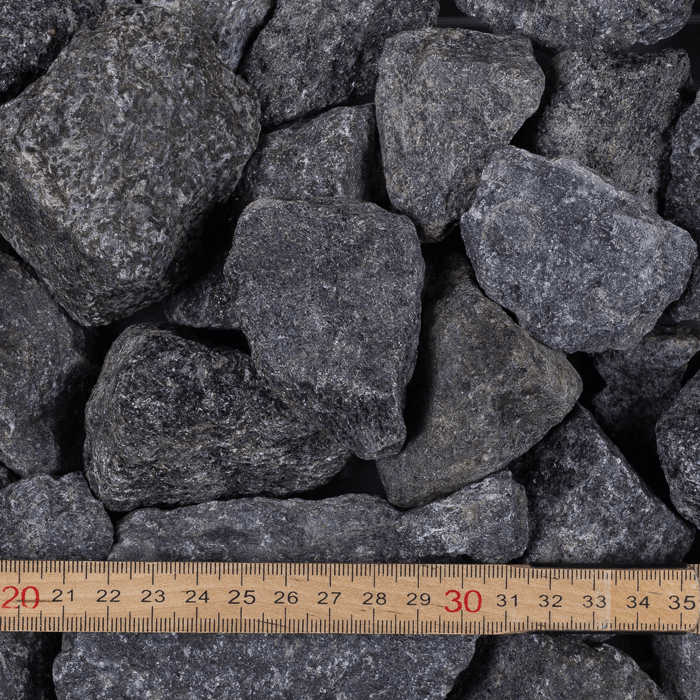 Sorte Granitskærver 32-45 mm - DSB-skærver - Zoom - fra Tiplevering.dk