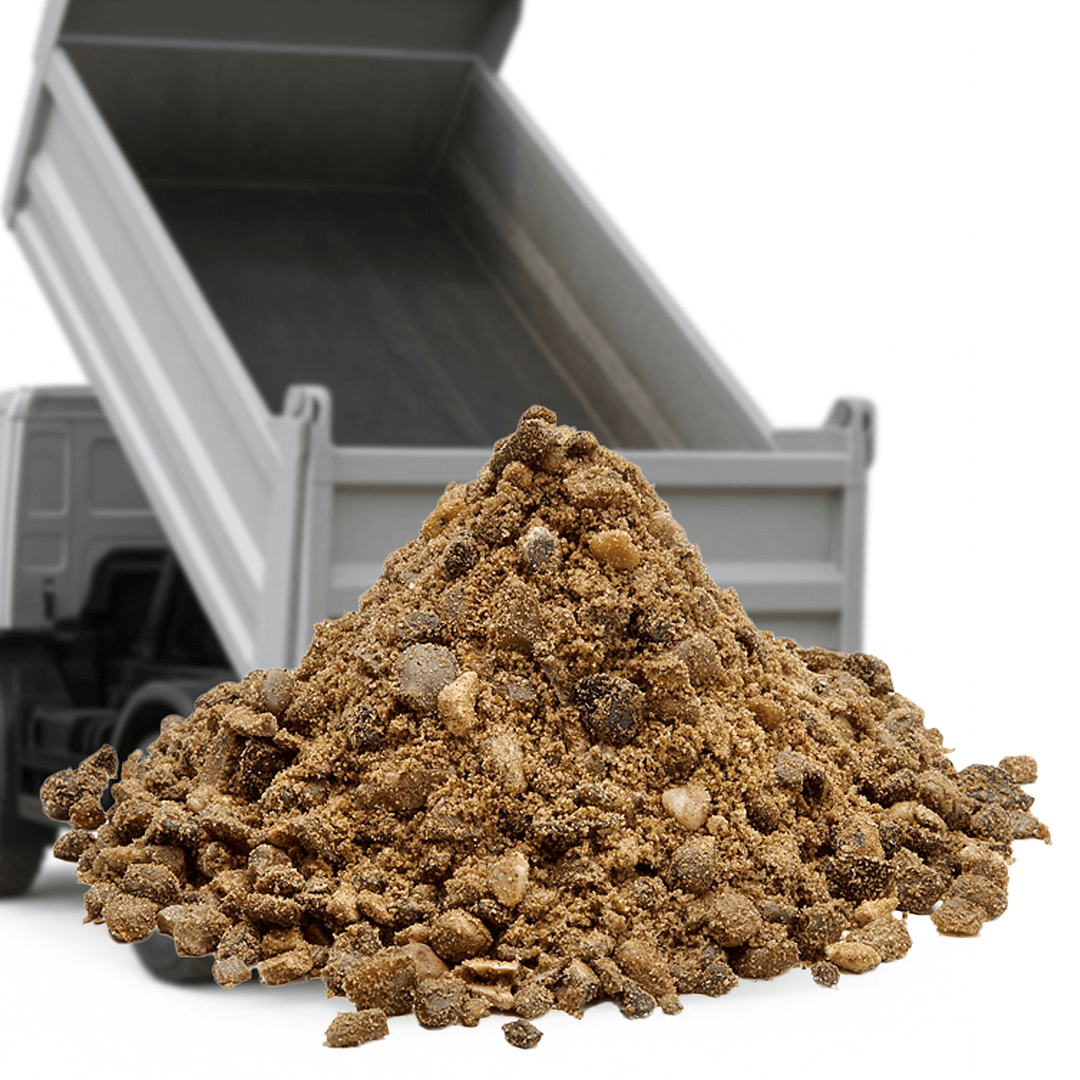 Støbemix 0-16 mm. til betonblanding fra Tiplevering.dk